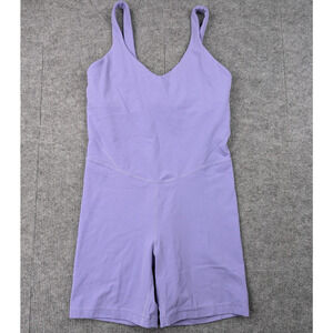 Lululemon Romper Womens 8 Align Purple Jumpsuit Athleisure Yoga One Piece